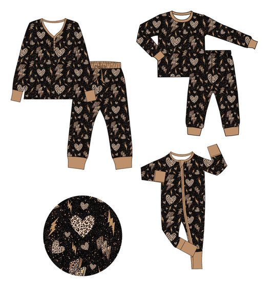 25.9.25 custom each style moq 8 eta 6-8week Sibling Sister love bow baby long sleeve pants sets and romper and adult set match design