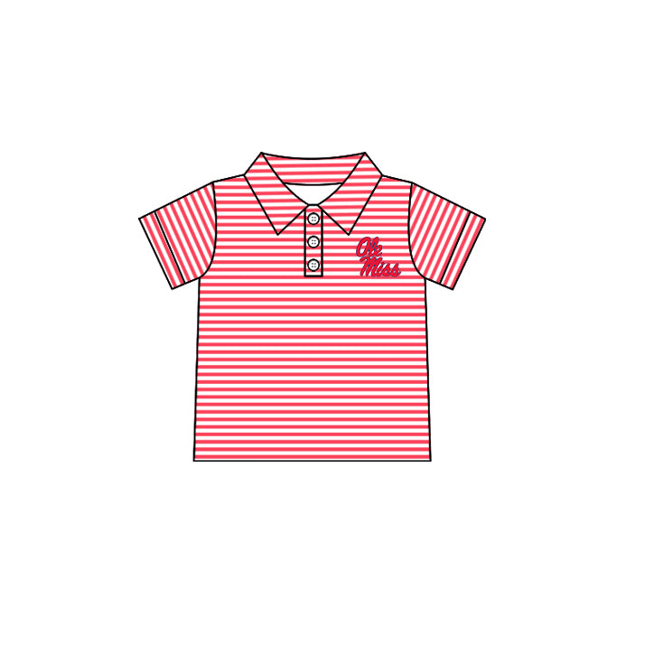 Custom summer teams baby girls clothes team red sets dress top-25.5.5