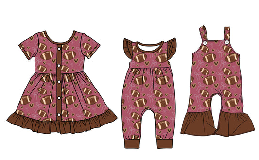 25.12.19 custom each style moq 5 eta 6-8week Sibling Sister baby short sleeve romper and dress and jumpsuit match design