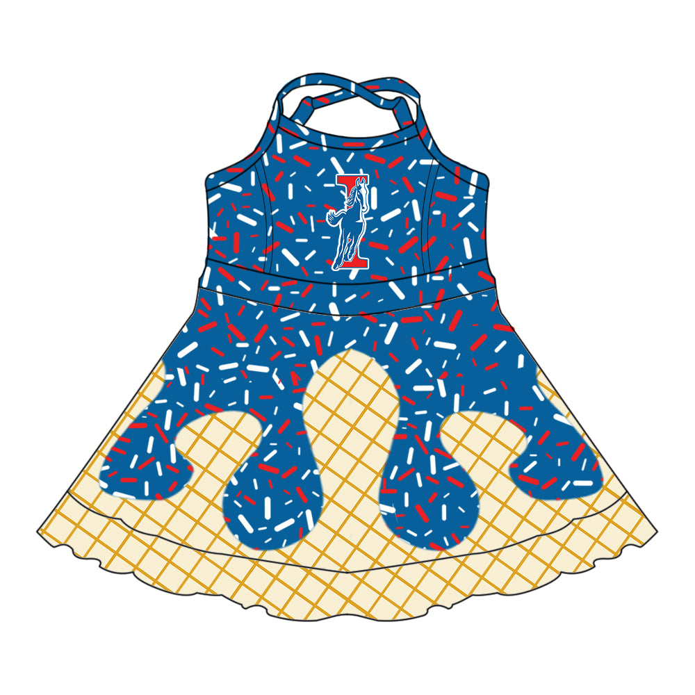 Custom moq 5 mix size milk silk baby girls clothes team bow blue hooded long sleeve tops and shorts and jacket and dress-25.7.26