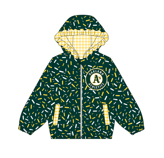 10.3-2-Custom moq 8 mix size milk silk summer team baby girls clothes green hooded long sleeve top-25.10.9