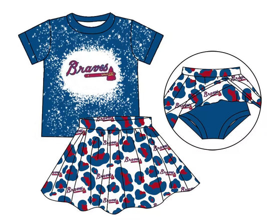 baby girl clothes team blue toddler girl summer outfit