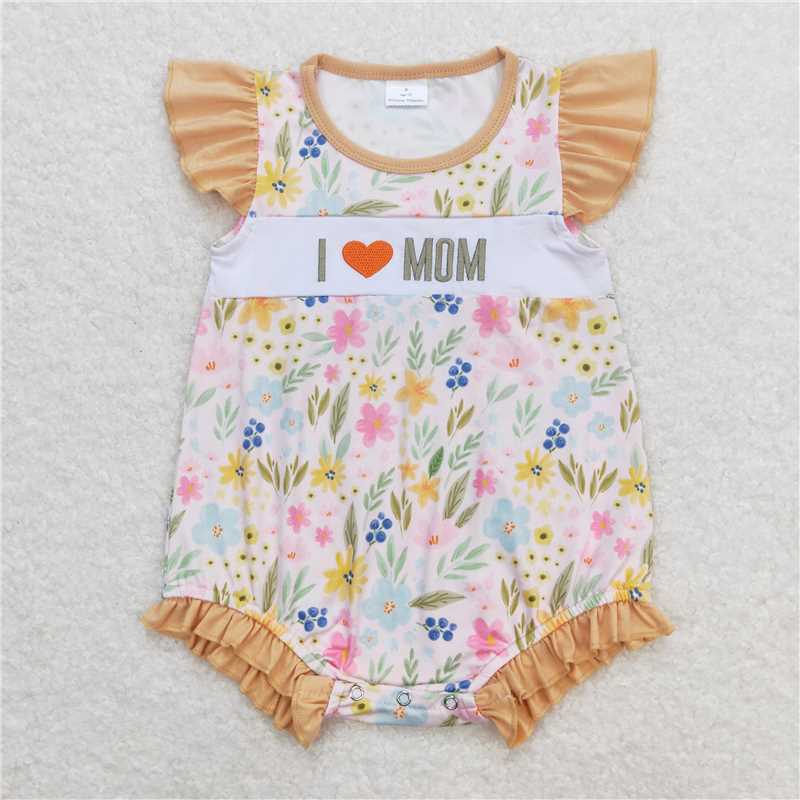 RTS Boys and girls Embroidered Short Sleeve Shorts sets dress rompers