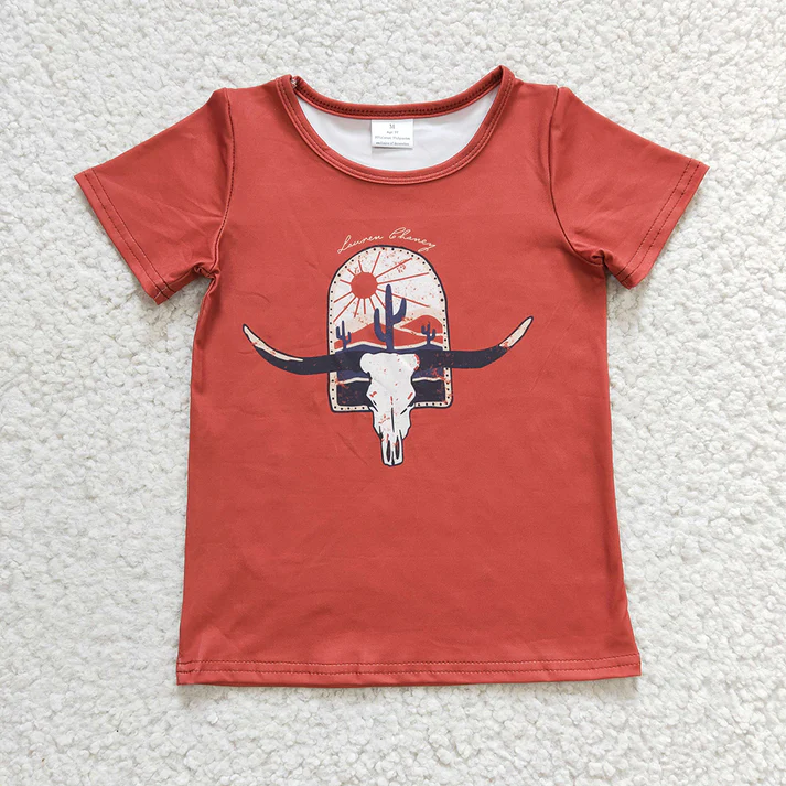 RTS NO MOQ baby girl clothes Short Sleeve Top