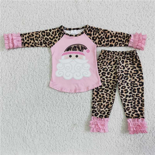 SALES  NEW   Pink santa legging set