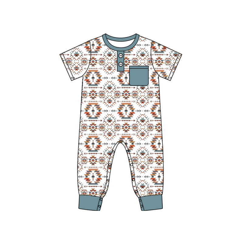 10.11 custom each style moq 5eta 4-6week Sibling Sister geometric baby boys short sleeve sets and rompers match design