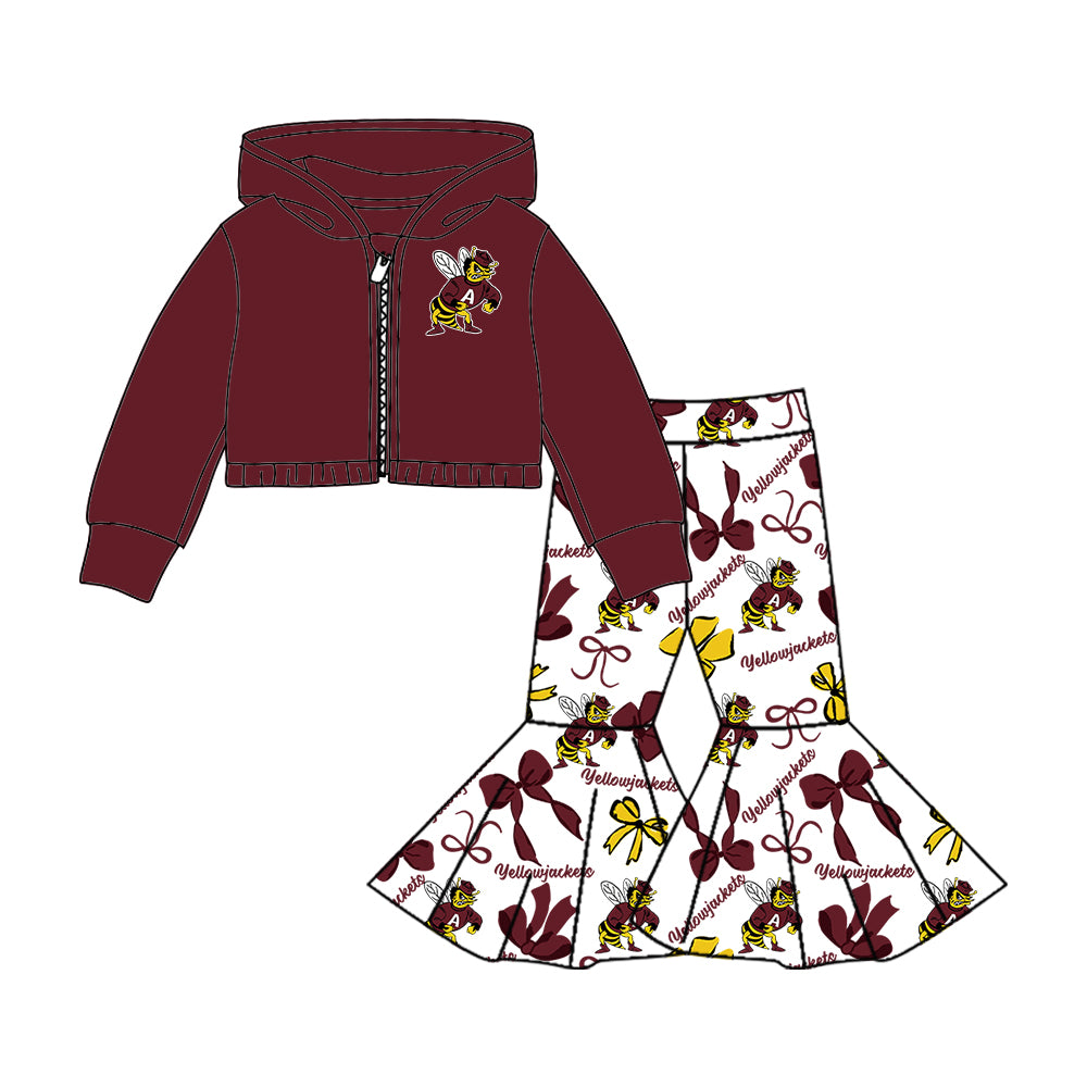 Custom moq 5 mix size milk silk summer teams baby girls clothes bow brick red hooded long sleeve pants sets and skirts sets and dress 1 and dress 2 and top-25.8.2