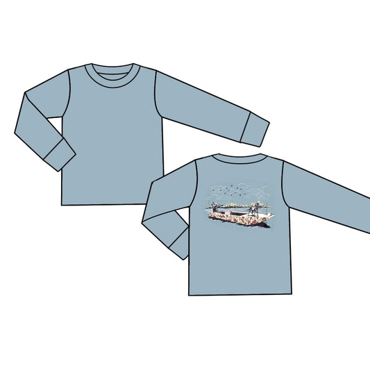 9.19 custom each style moq 5 eta 4-6week baby boys clothes long sleeve top