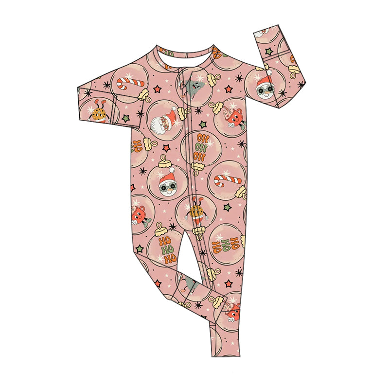 8.22 custom each style moq 5eta 4-6week Sibling Sister Christmas pink baby girls sets and rompers match family design