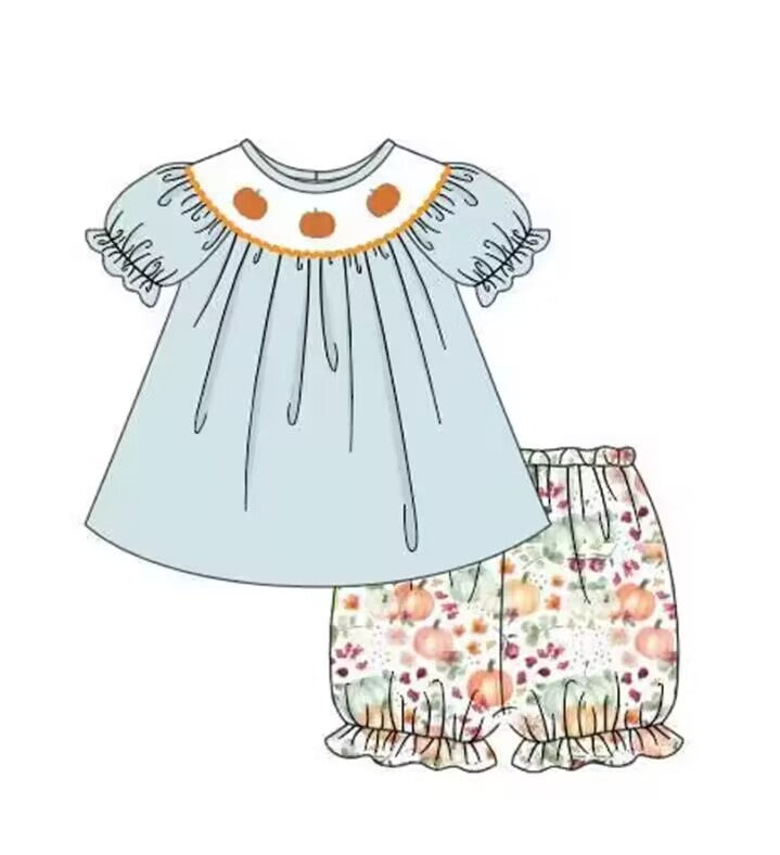 5.17custom each style moq 5eta 4-5week Sibling Sister orange print orange stripes blue girls and boys outfits and baby romper and dress match family design