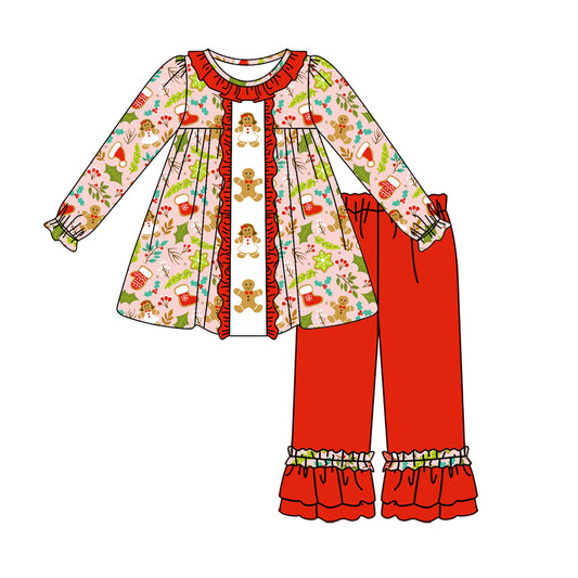 7.9 custom each style moq 5eta 4-6week Sibling Sister Christmas red baby girls sets and dress and rompers match family design