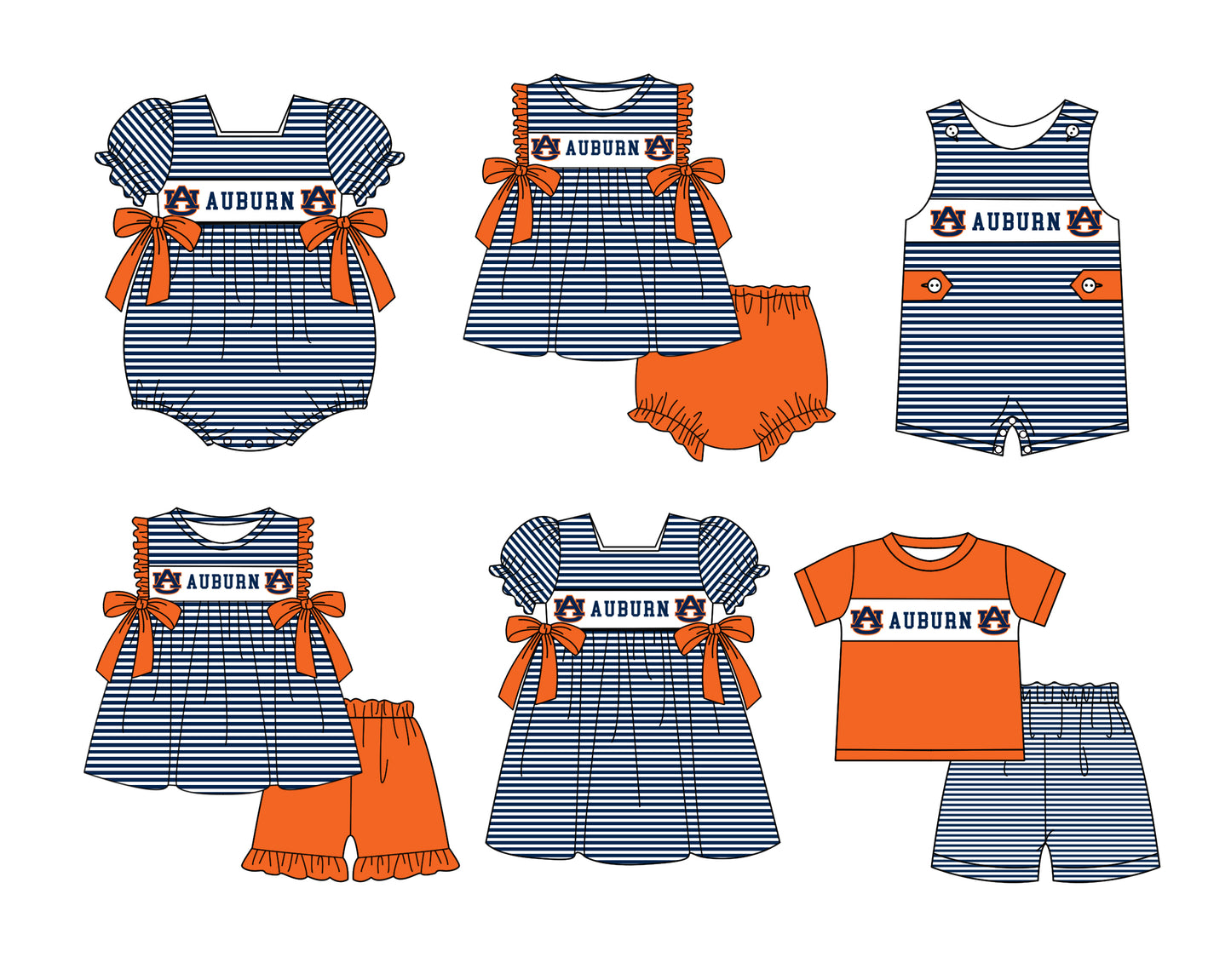 Custom moq 5 mix size milk silk summer teams baby girl boys clothes Black Striped short sleeve shorts sets 2 and brief sets and dress and rompers 2 series