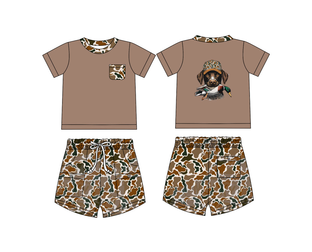 12.9 custom each style moq 5eta 4-6week Sibling Sister camouflage baby girl short sleeve shorts fish sets 1 and easter sets 2 match design