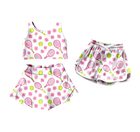 4.16 custom each style moq 5eta 4-6week Sibling Sister baby girls clothes Short sleeve yoga dress and shorts match family design