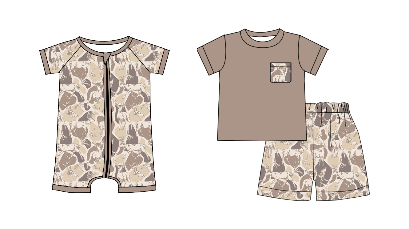 3.13 Custom moq 5 mix size Sibling Cute Clothes Baby Boys Short Sleeve Romper Short-Sleeved Top And Shorts Set Summer Outfit