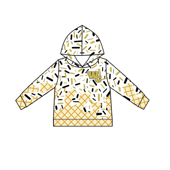 Custom moq 5 mix size milk silk baby girls clothes team hooded long sleeve tops and skirt and dress and shorts 1 and shorts 2-25.7.5