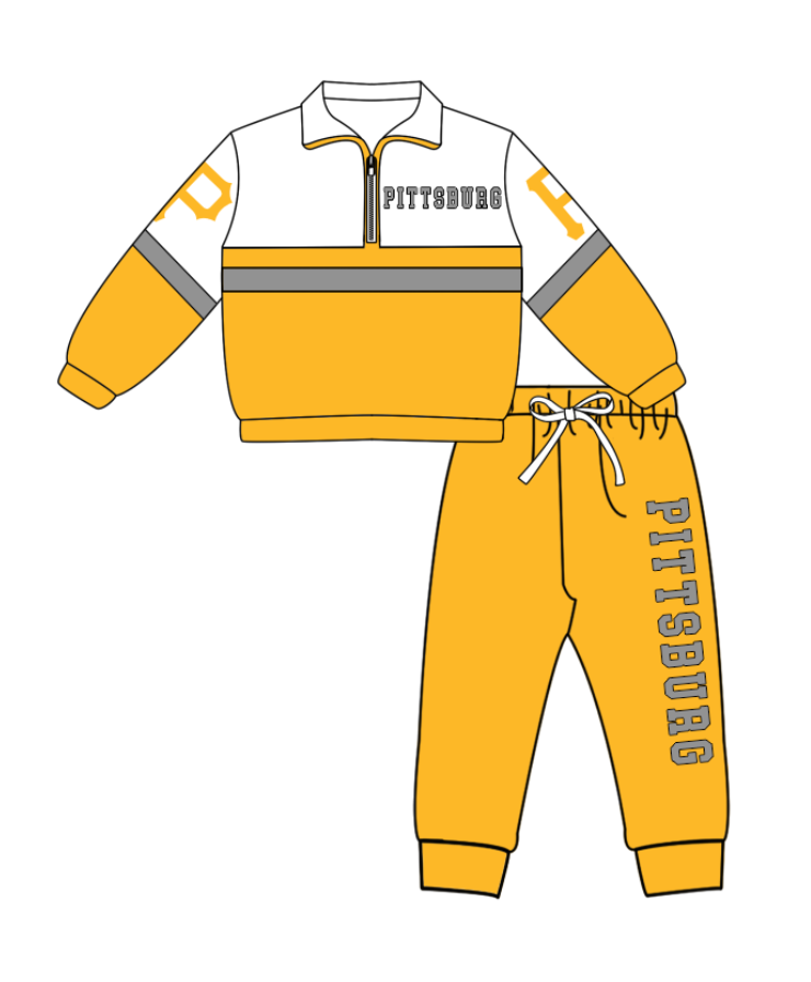Custom moq 5 mix size yoga fabric yellow zip-up jacket, long-sleeved shirt, and trousers set