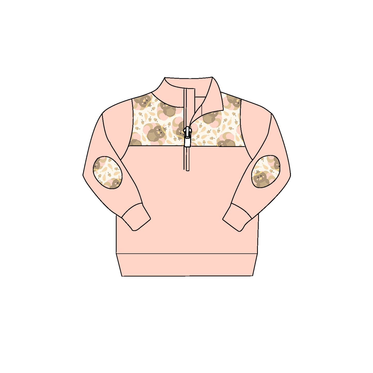 6.21 custom each style moq 5 eta 4-6week pink baby girls clothes long sleeve top