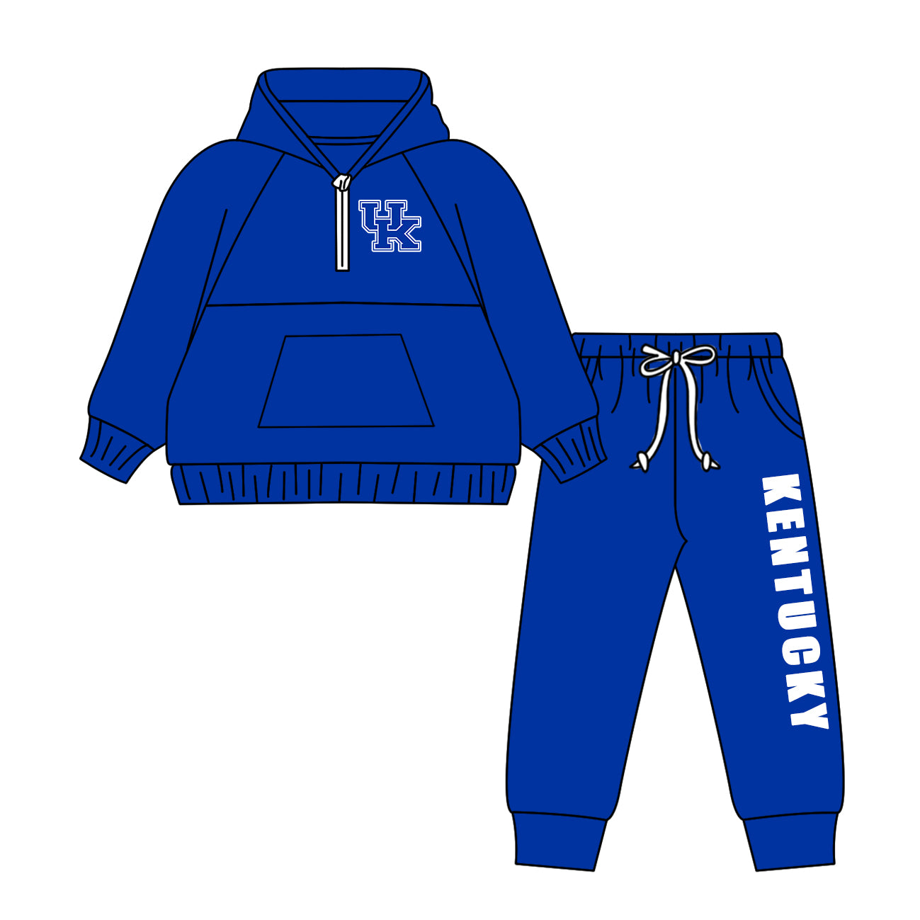 Custom moq 5 mix size milk silk summer teams baby girls clothes blue hooded long sleeve pants sets and boy sets and dress and tops 2-25.8.19