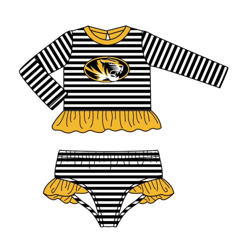 Custom moq 5 mix size milk silk summer teams baby girl boys clothes yellow short sleeve shorts sets and swimsuit and rompers series