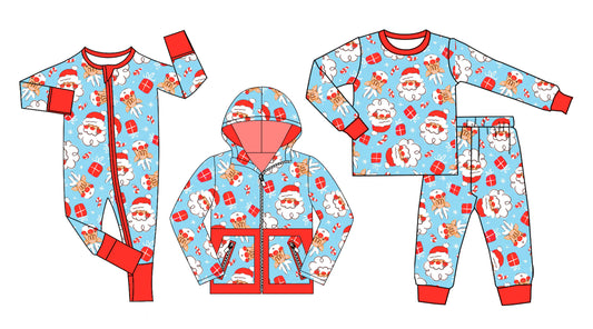 25.8.14 custom each style moq 5eta 4-6week Sibling Sisters Christmas baby boy long sleeve pants sets and romper and top match family design
