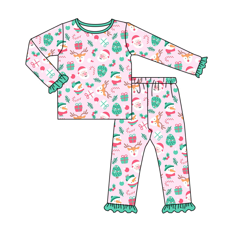 5.27 custom each style moq 5eta 4-5week deer baby boys clothes sky blue christmas long sleeve pants outfits