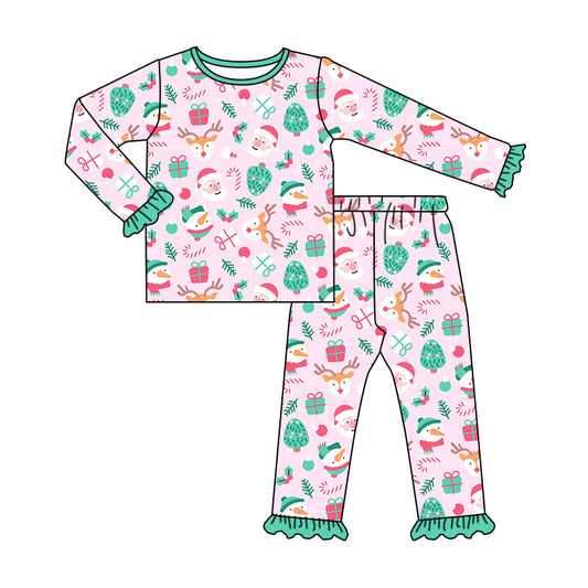 5.27 custom each style moq 5eta 4-5week deer baby boys clothes sky blue christmas long sleeve pants outfits