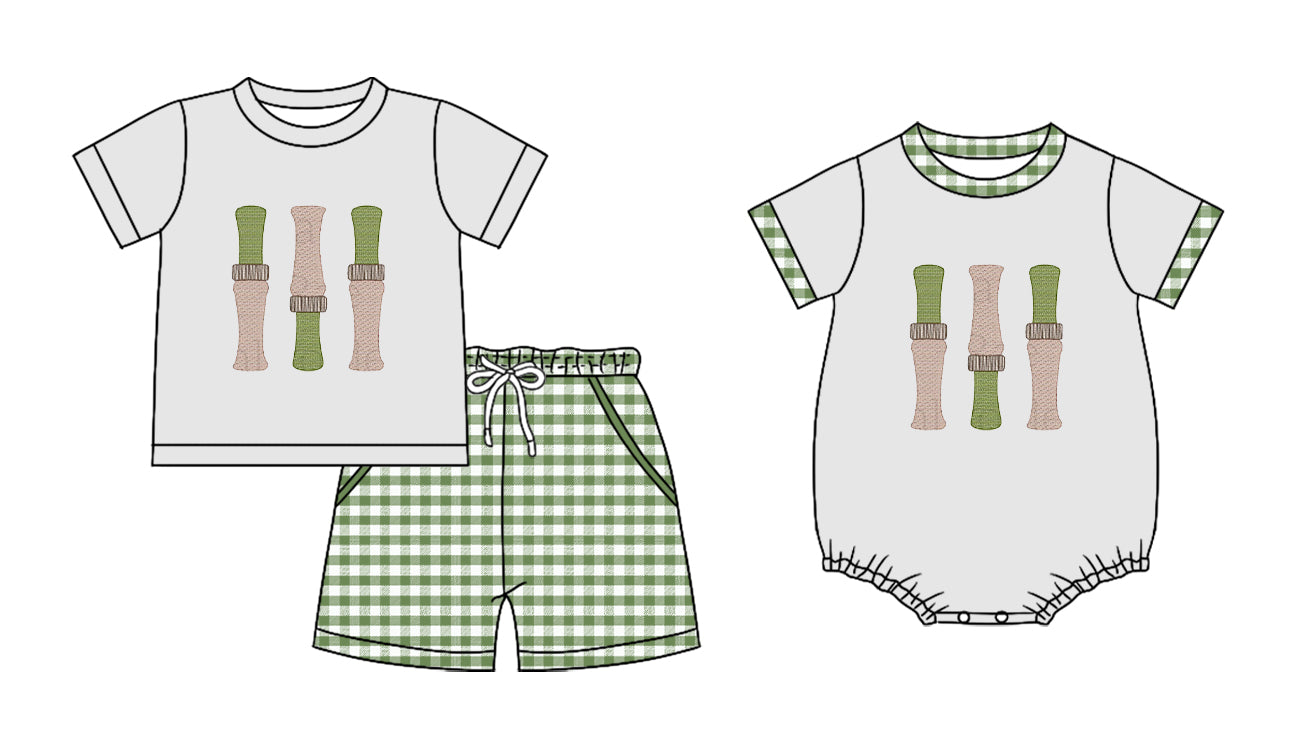 25.11.15 custom each style moq 5 eta 6-8 week Sibling Sister baby boy short sleeve shorts sets and boy rompers match family design