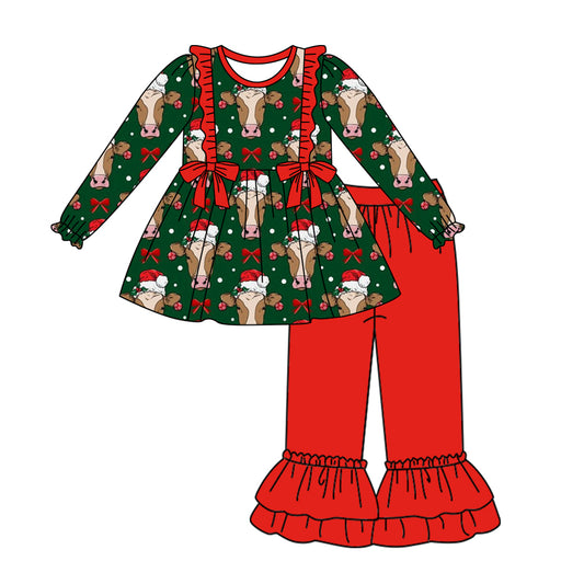 6.7 custom each style moq 5eta 4-6week Sibling Sister Christmas red baby girls sets and dress and baby romper match family design