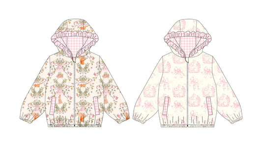 25.9.12 custom each style moq 5eta 6-8week Sibling Sisters baby girl hooded long sleeve top 2 match family design