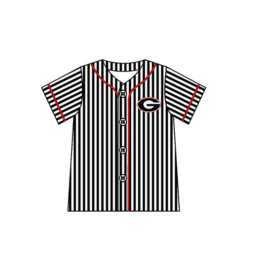 Custom moq 5 each style eta 6-7weeks baby girl clothes team short sleeve top-25.7.23