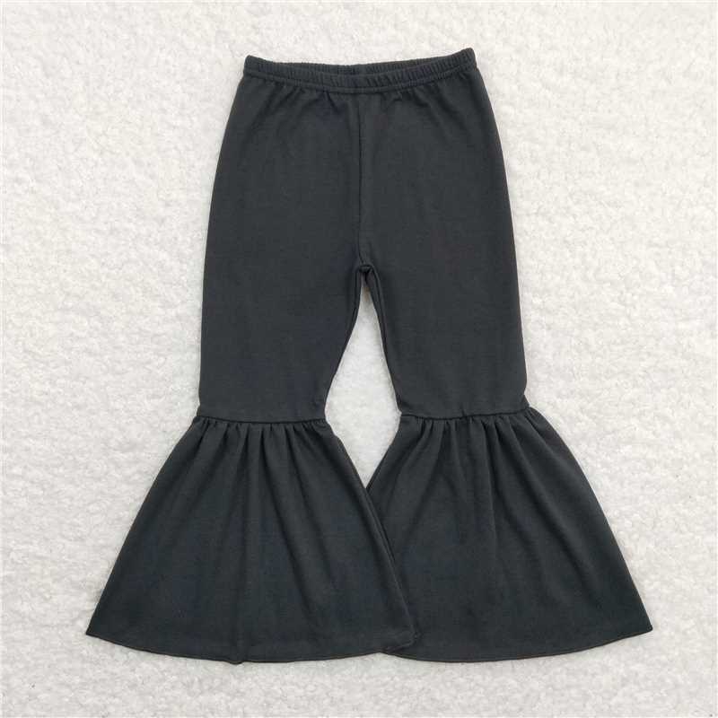 RTS NO MOQ P0422 C6-12 E3-26 Black cotton trousers