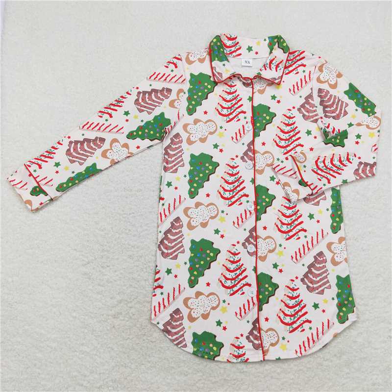 RTS NO MOQ Christmas Adult Button-Down Shirts: Christmas Series & Camouflage Series