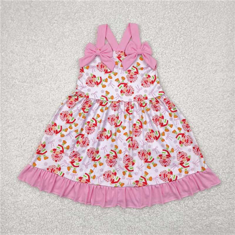 Cute Clothes GSD2213 Pink Sleeveless Dress for Baby Girl Infant Girls' Summer