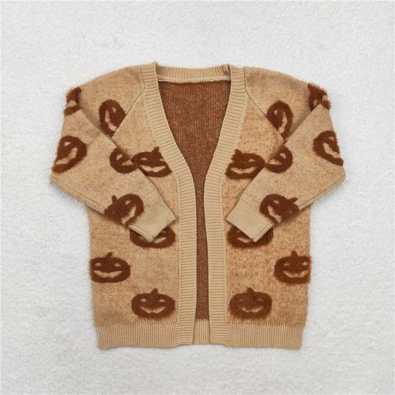 RTS NO MOQ Sibling baby girl clothes Halloween sweater coat sweater series