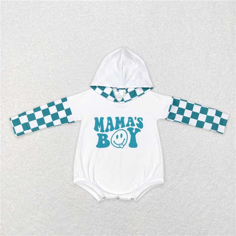 RTS NO MOQ LR0676 LR0541 LR0540 Letter "MAMAS" long-sleeved short romper