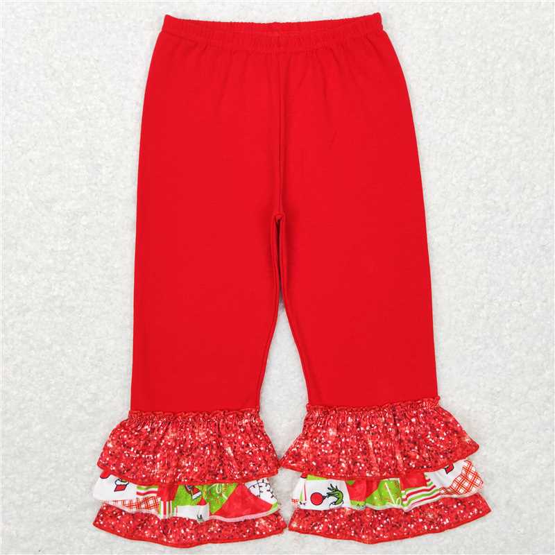 RTS NO MOQ A3-14 A4-10 P0358  Christmas mood trousers