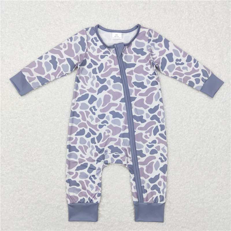RTS NO MOQ Sibling baby boys clothes camouflage button short-sleeved tops and romper