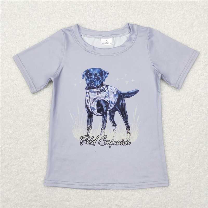 RTS NO MOQ HOT SELL baby boys clothes puppy short sleeve Camouflage shorts set