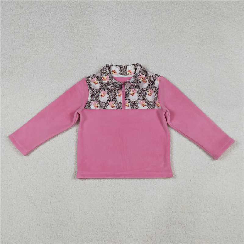 RTS NO MOQ Sibling Baby Boys Girls Long Sleeve Bows Camo Zipper Pullover Sherpa Tops DENIM SETS and top and jeans