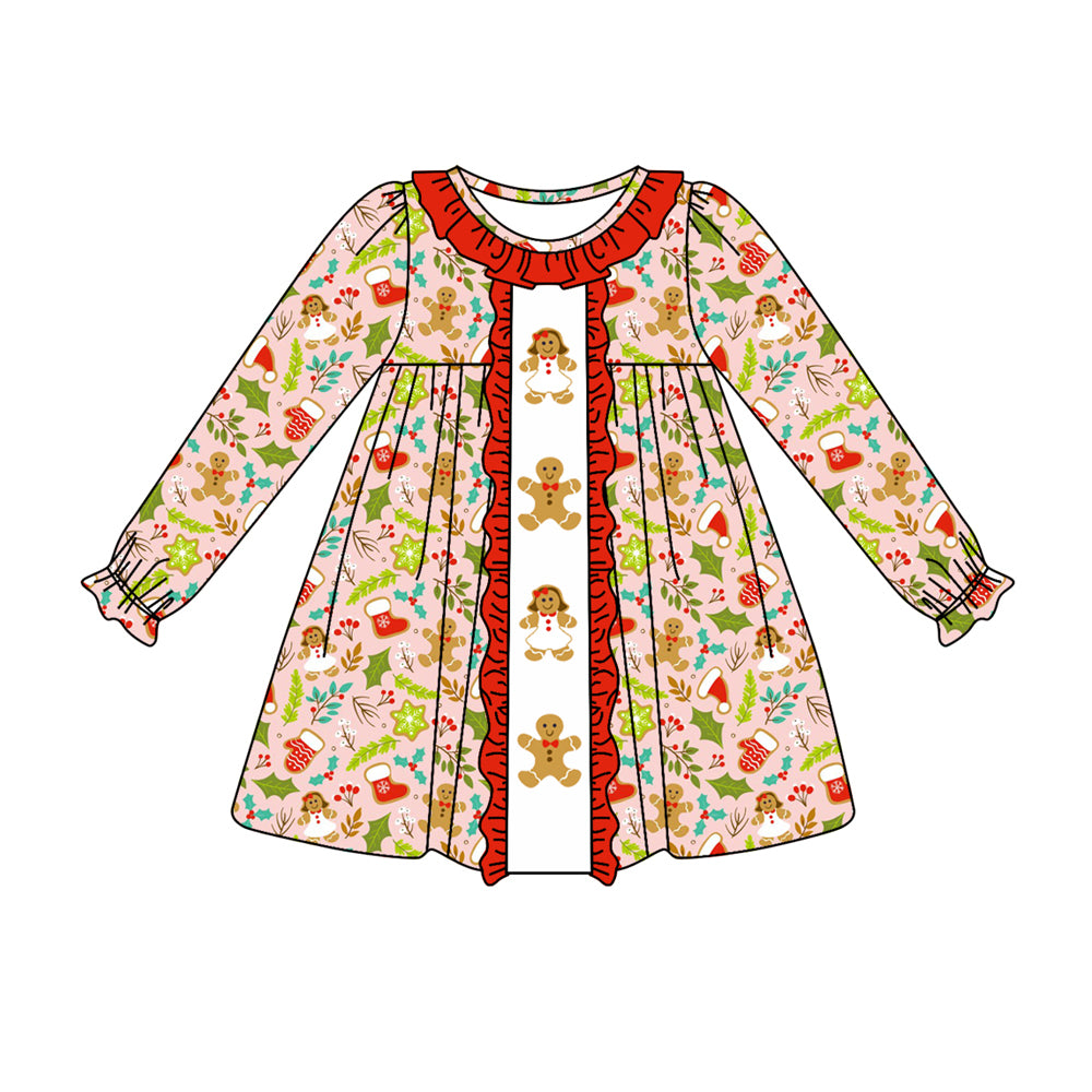 7.9 custom each style moq 5eta 4-6week Sibling Sister Christmas red baby girls sets and dress and rompers match family design