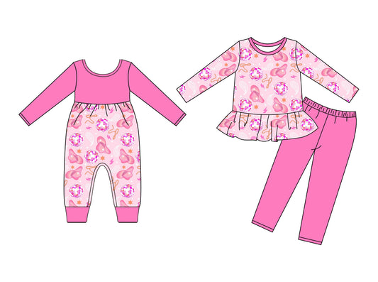 25.9.10 custom each style moq 5eta 4-6week Sibling Sisters hat baby girl clothes long sleeve pants sets and romper match family design