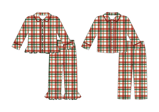 25.9.8 custom each style moq 5 eta 4-6week Sibling Sisters baby girl boy long sleeve pants sets 2