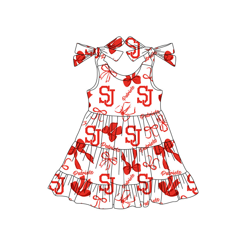 Custom moq 5 mix size milk silk summer teams baby girls clothes bow red hooded long sleeve pants sets and skirts sets and dress 1 and dress 2 and top-25.8.4