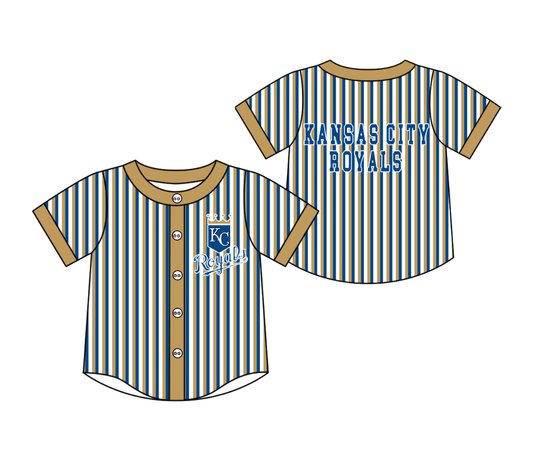 Custom moq 5 mix size milk silk summer teams Striped Short-Sleeved Button-Down Shirt for Baby Boy Outfit