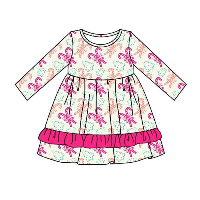 8.22 custom each style moq 5eta 4-6week Sibling Sister Christmas rose red baby girl sets and dress and rompers match family design