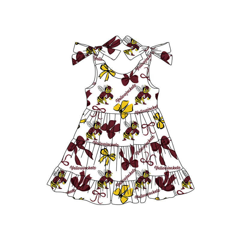 Custom moq 5 mix size milk silk summer teams baby girls clothes bow brick red hooded long sleeve pants sets and skirts sets and dress 1 and dress 2 and top-25.8.2
