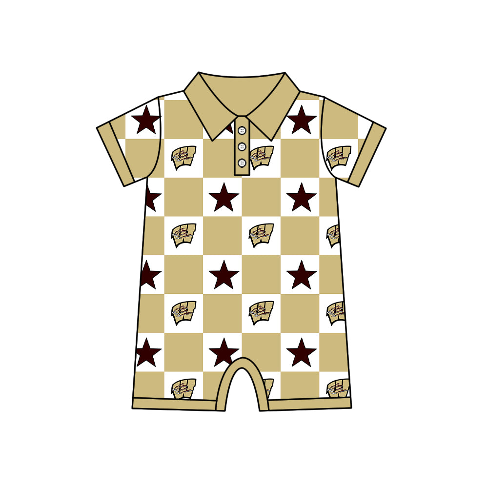 Custom moq 5 mix size milk silk summer teams Baby Girl Light khaki Sleeveless Top Skirts Set Dress And Shorts Yoga Outfit Boy's Short-Sleeved Polo Shirt And Romper