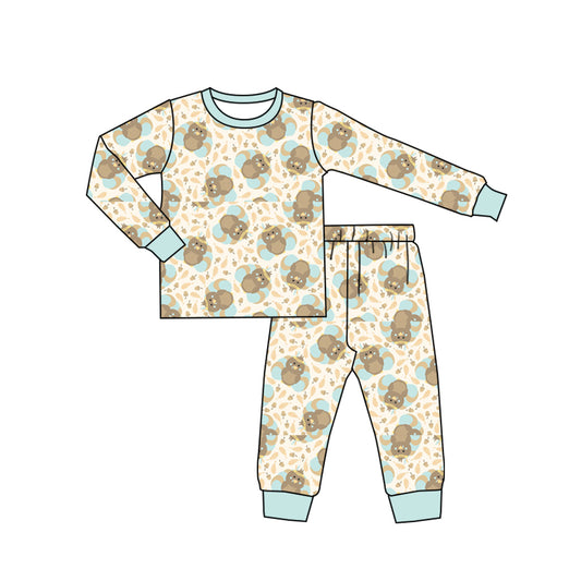 6.21 custom each style moq 5eta 4-6week baby boys clothes long sleeve pants boys sets