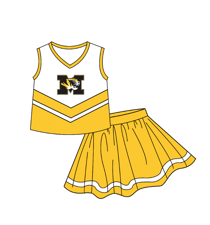 Custom moq 5 mix size milk silk summer teams Boy's Short Sleeved Yellow Top Plaid Shorts Set Girl's Short-Sleeved Set with Matching Swimsuits Adult Shorts